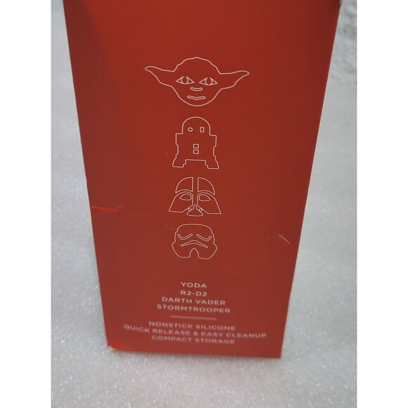 Williams Sonoma Star Wars Pancake Molds 4 Yoda R2-D2 Darth Vader Stormtrooper - Picture 3 of 5